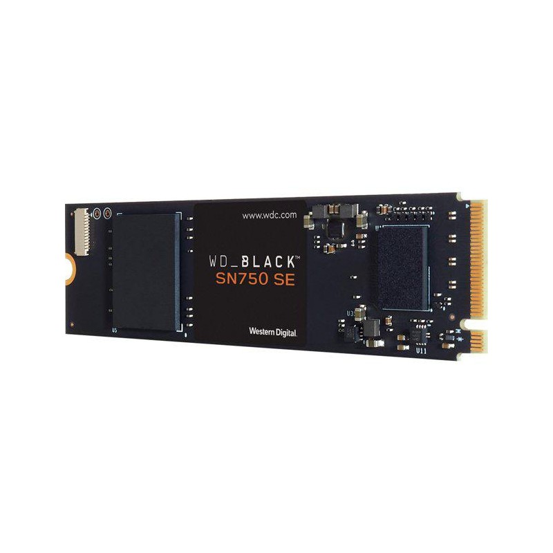 SSD WD SN750 SE, 500GB, M.2, PCIe Gen4.0 x4, R/W: 3600/2900 MB/s, "WDS500G1B0E"
