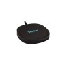 ALIMENTATOR wireless SPACER, Quick Charge 15W Qi, conector Type-C, rol de stand prin prindere magnetica, negru "SPAR-WCHGQ-02" (