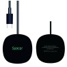 ALIMENTATOR wireless SPACER, Quick Charge 15W Qi, conector Type-C, rol de stand prin prindere magnetica, negru "SPAR-WCHGQ-02" (