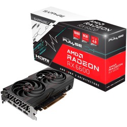 PLACA VIDEO  SAPPHIRE AMD Radeon RX 6600, 8 GB GDDR6 128 biti, PCI Express 4.0 x 16, HDMI, Display Port x 3, sistem racire aer a