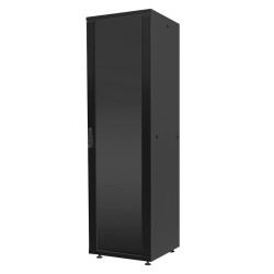 CABINET 19" LOGILINK  32U 800x800mm, Dulap, Asamblat,  Black, usa sticla cu blocare, otel 1.2mm, sarcina maxima 600Kg, "D32E88B"