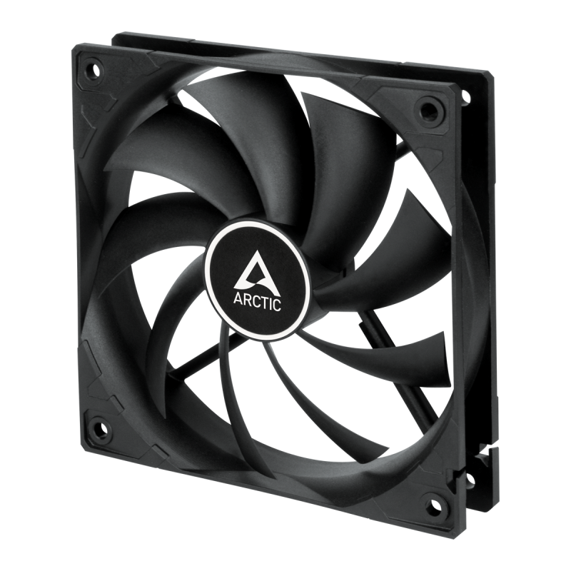 VENTILATOR ARCTIC PC, F12 PWM PST , 120x120x25mm, w/ PWM &amp; cablu PST, low noise FD bearing, Black, "ACFAN00200A"