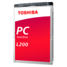 HDD Mobile TOSHIBA P200 slim 7mm (2.5 1TB, 5400RPM, 128MB, SATA 6Gbps), bulk TOSHIBA, "HDWL110UZSVA" (timbru verde 0.8 lei)