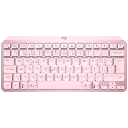 LOGITECH MX Keys Mini Minimalist Wireless Illuminated Keyboard - ROSE - US INTL - 2.4GHZ/BT - INTNL LOGITECH, "920-010500" (timb