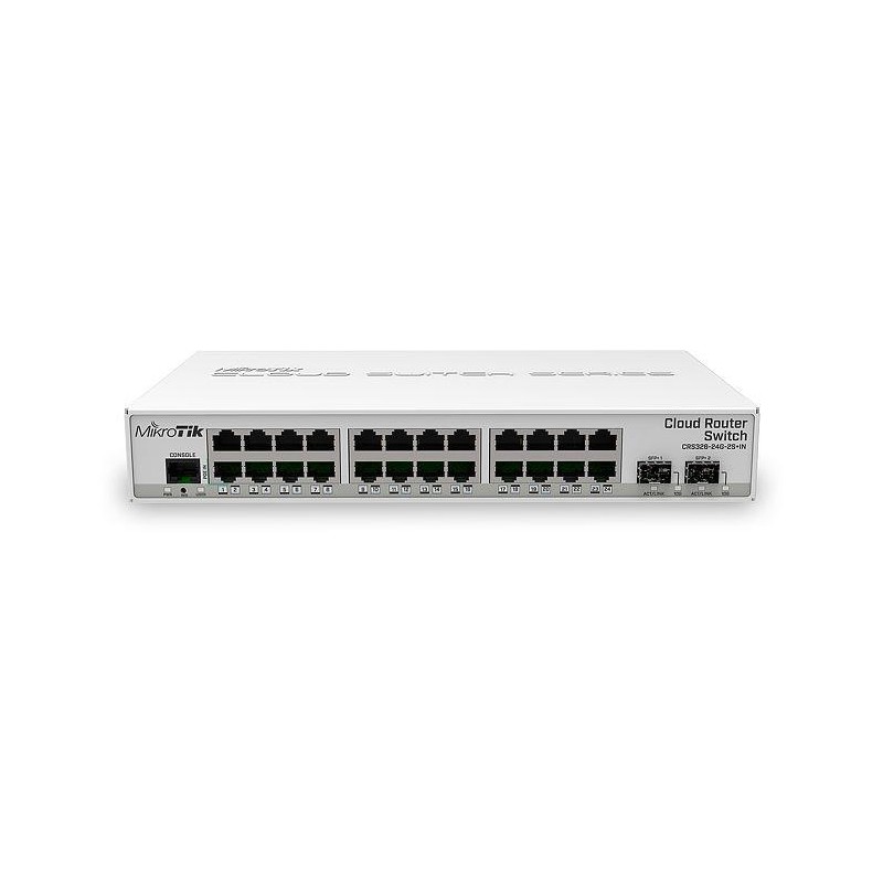 NET ROUTER/SWITCH 24PORT 1000M/CRS326-24G-2S+IN MIKROTIK MIKROTIK, "CRS326-24G-2S+IN" (timbru verde 2 lei)