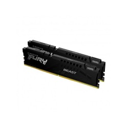 Memorie DDR Kingston Fury Beast DDR5 32 GB, frecventa 6000 MHz, 16 GB x 2 module, radiator, "KF560C40BBK2-32"