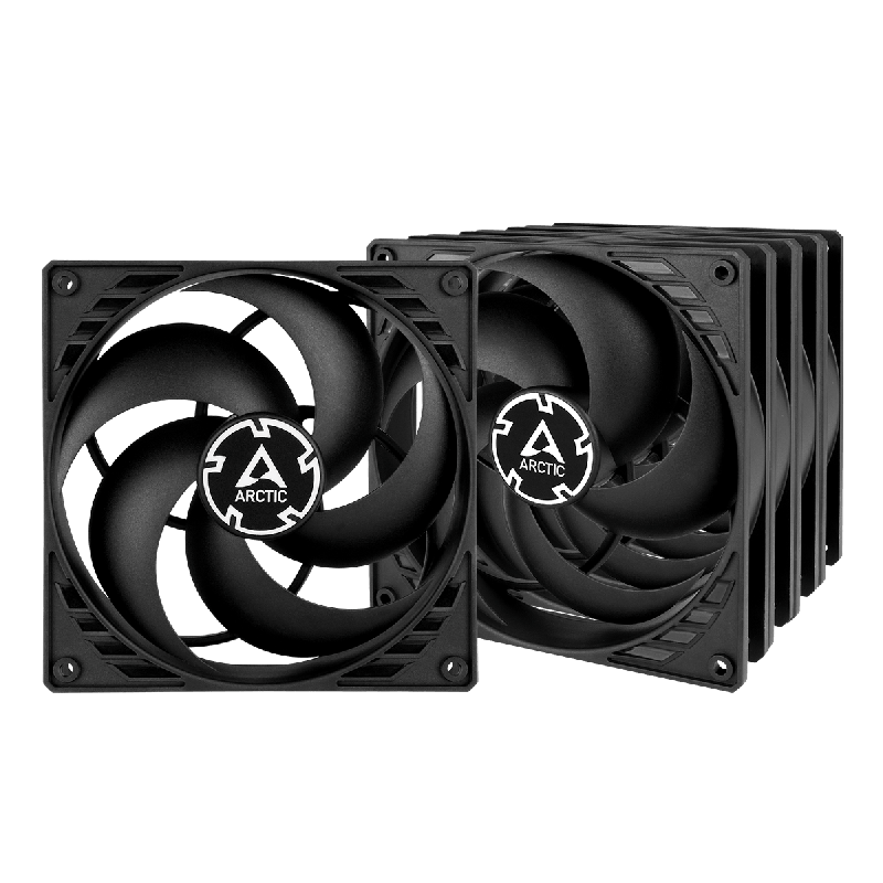 VENTILATOR ARCTIC PC, P14 Value Pack 5buc, 140x140x27mm, high static pressure, Black, "ACFAN00136A"