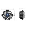 Cooler Arctic "Alpine 23 CO", compatibil skt AMD, racire cu aer, ventilator 90 mm, 2700 rpm, "ACALP00036A" (timbru verde 2.00 le