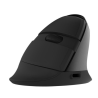 MOUSE DELUX, PC sau NB, wireless, 2.4GHz, optic, 1600 dpi, butoane/scroll 6/1, ergonomic,  negru, "M618GX-BK" (timbru verde 0.18