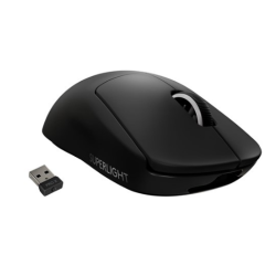 LOGITECH PRO X SUPERLIGHT Wireless Gaming Mouse BLACK EWR2 "910-005881"  (timbru verde 0.18 lei)