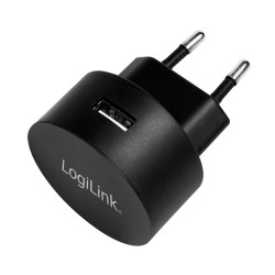 ALIMENTATOR retea 220V LOGILINK, universal, 1 x USB-A, maxim 2.1A, 10.5W, suport OCP/OVP/OHP/SCP, negru, "PA0217" (timbru verde 