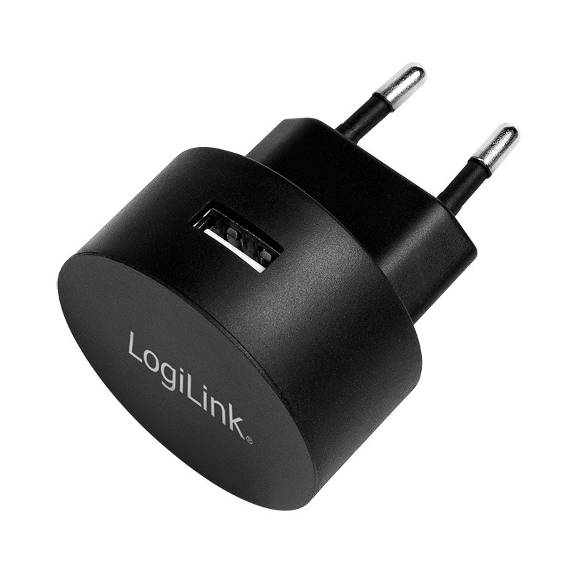 ALIMENTATOR retea 220V LOGILINK, universal, 1 x USB-A, maxim 2.1A, 10.5W, suport OCP/OVP/OHP/SCP, negru, "PA0217" (timbru verde 