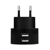 ALIMENTATOR retea 220V LOGILINK, universal, 2 x USB-A, maxim 2.1A, 10.5W, suport OCP/OVP/OHP/SCP, negru, "PA0218" (timbru verde 