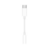 CABLU adaptor audio smartphone Apple, USB Type-C (T) la Jack 3.5 mm (M), cauciuc, lungime 0.1 m, alb, "mu7e2zm/a" (timbru verde 