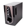 BOXE SPACER 2.1, RMS: 30W (2 x 5W + 20W), bluetooth telecomanda wireless, control volum, bass, treble, subwoofer lemn MDF, radio