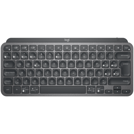 LOGITECH MX Keys Mini Minimalist Wireless Illuminated Keyboard - GRAPHITE - US INTL - 2.4GHZ/BT - INTNL, "920-010498" (timbru ve