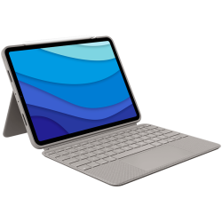 LOGITECH Combo Touch for iPad Pro 11-inch (1st, 2nd, and 3rd generation) - SAND - US - INTNL, "920-010256" (timbru verde 0.8 lei
