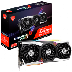 PLACA VIDEO MSI "Radeon RX 6900 XT GAMING X TRIO 16G", 16 GB GDDR6 256 biti, PCI Express 4.0 x 16, HDMI DisplayPort x 3, sistem 