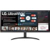 MONITOR LG 34 inch, home | office, IPS, UW-UXGA (DCI 2K+) (2560 x 1080), Ultra Wide, 250 cd/mp, 5 ms, HDMI, "34WP500-B.AEU" (tim