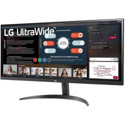 MONITOR LG 34 inch, home | office, IPS, UW-UXGA (DCI 2K+) (2560 x 1080), Ultra Wide, 250 cd/mp, 5 ms, HDMI, "34WP500-B.AEU" (tim