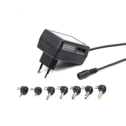 ALIMENTATOR retea 220V GEMBIRD, 7 conectori circulari, 12 W, "EG-MC-008" (timbru verde 0.18 lei)