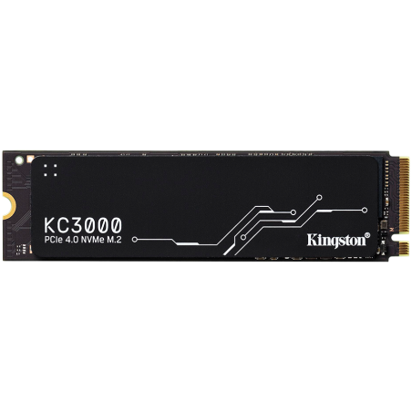SSD KINGSTON, KC3000, 1TB, M.2, PCIe Gen4.0 x4, 3D TLC Nand, R/W: 7000/6000 MB/s, "SKC3000S/1024G"