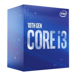 CPU INTEL i3-10100F, skt LGA 1200, Core i3, frecventa 3.6 GHz, turbo 4.3 GHz, 4 nuclee, putere 65 W, "BX8070110100F S RH8U"