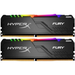 Memorie DDR Kingston HyperX FURY DDR4 32 GB, frecventa 3600 MHz, 16 GB x 2 module, radiator, "HX436C18FB4AK2/32"