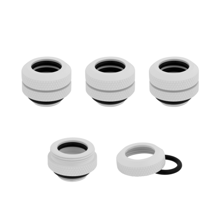 FITTING tub CORSAIR, Hydro X Series XF, material: alama, alb, 12mm OD, "CX-9052006-WW"