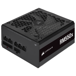 SURSA CORSAIR, 550 W, "RM550x" modulara, ATX 12V, fan 135mm x 1, 80 Plus Gold, MB 20+4 pin x 1, CPU 4+4 pin x 1, PCI-E 6+2 pin x