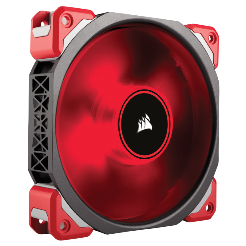 VENTILATOR CORSAIR, "ML120 PRO LED", pt carcasa PC, 120 mm, 2400 rpm, LED rosu, 1 ventilator, "CO-9050042-WW"