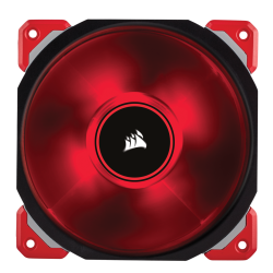 VENTILATOR CORSAIR, "ML120 PRO LED", pt carcasa PC, 120 mm, 2400 rpm, LED rosu, 1 ventilator, "CO-9050042-WW"