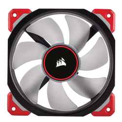 VENTILATOR CORSAIR, "ML120 PRO LED", pt carcasa PC, 120 mm, 2400 rpm, LED rosu, 1 ventilator, "CO-9050042-WW"