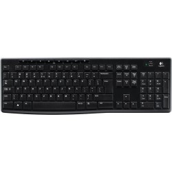 TASTATURA LOGITECH wireless, multimedia, 8 taste multimedia, black, "K270" "920-003738"  (timbru verde 0.8 lei)
