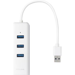 ADAPTOR RETEA TP-LINK , extern, USB 3.0, port RJ-45 | USB 3.0 x 3, 1000 Mbps Gigabit LAN, "UE330" (timbru verde 0.18 lei)