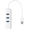ADAPTOR RETEA TP-LINK , extern, USB 3.0, port RJ-45 | USB 3.0 x 3, 1000 Mbps Gigabit LAN, "UE330" (timbru verde 0.18 lei)