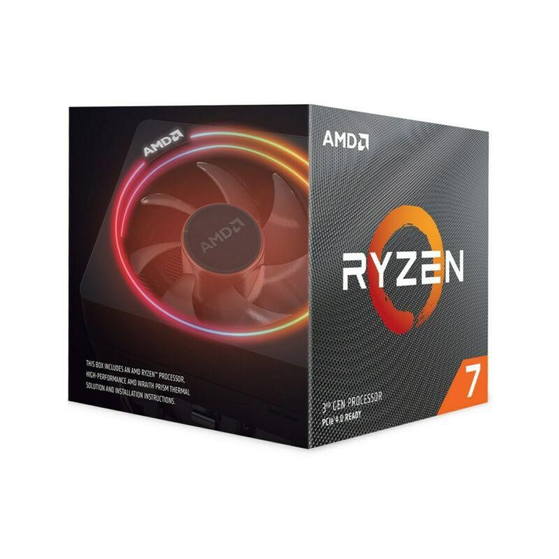 CPU AMD RYZEN 7 3800X, skt AM4, AMD Ryzen 7, frecventa 3.9 GHz, turbo 4.5 GHz, 8 nuclee, putere 105 W, "100100000025BOX"