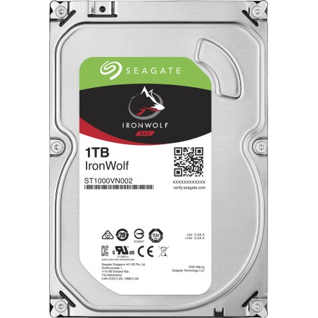 HDD SEAGATE 1 TB, IronWolf, 5.900 rpm, buffer 64 MB, pt. NAS, "ST1000VN002"