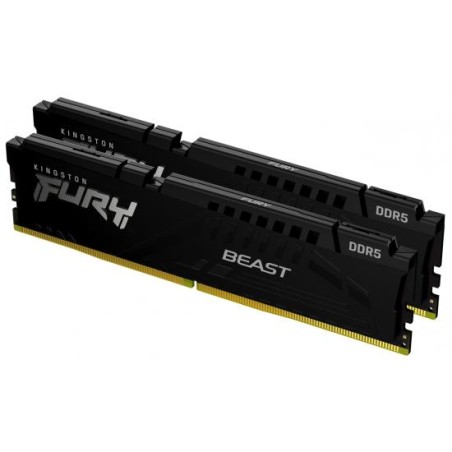 Memorie DDR Kingston FURY Beast DDR5 32 GB, frecventa 5600 MHz, 16 GB x 2 module, radiator, "KF556C40BBK2-32"