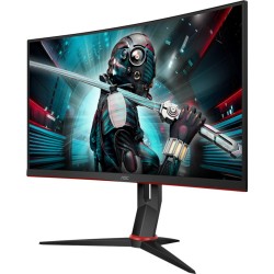 MONITOR  AOC - gaming 27 inch, Gaming, VA, WQHD (2560 x 1440), wide, 250 cd/mp, 1 ms, HDMI x 2 | Display Port, "CQ27G2U/BK" (tim