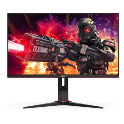 MONITOR  AOC 28 inch, Gaming, IPS, 4K UHD (3840 x 2160), wide, 370 cd/mp, 1 ms, HDMI x 2 | Display Port x 2, "U28G2XU/BK" (timbr