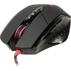 MOUSE A4tech, "Bloody V7M", gaming, cu fir, USB, optic, 3200 dpi, butoane/scroll 8/1, iluminare, butoane programabile, negru, "V