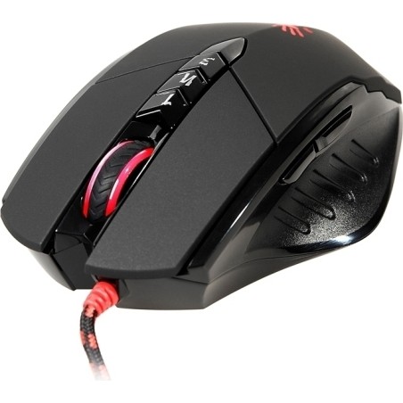 MOUSE A4tech, "Bloody V7M", gaming, cu fir, USB, optic, 3200 dpi, butoane/scroll 8/1, iluminare, butoane programabile, negru, "V