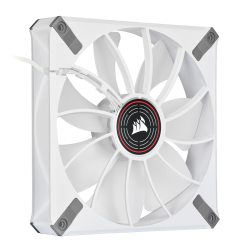 VENTILATOR CORSAIR, "ML140 LED ELITE Red Premium", pt carcasa PC, 140 mm, 1600 rpm, LED rosu, 1 ventilator, "CO-9050129-WW"