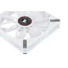 VENTILATOR CORSAIR, "ML140 LED ELITE Red Premium", pt carcasa PC, 140 mm, 1600 rpm, LED rosu, 1 ventilator, "CO-9050129-WW"