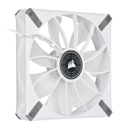 VENTILATOR CORSAIR, "ML140 LED ELITE", pt carcasa PC, 140 mm, 1600 rpm, LED alb, 1 ventilator, "CO-9050130-WW"