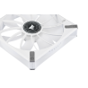 VENTILATOR CORSAIR, "ML140 LED ELITE", pt carcasa PC, 140 mm, 1600 rpm, LED alb, 1 ventilator, "CO-9050130-WW"