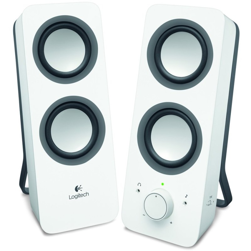 BOXE LOGITECH 2.0, RMS: 5W (2 x 2.5W), white, "Z200" "980-000811"   (timbru verde 2.00 lei)