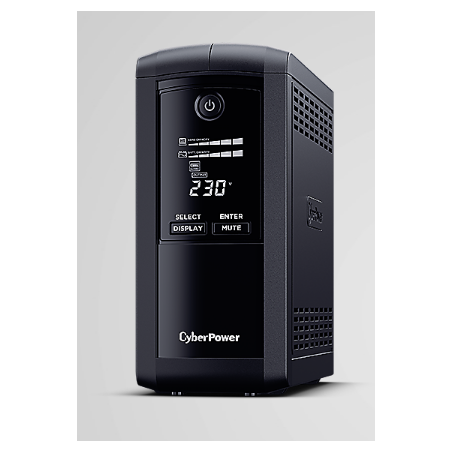 UPS CYBER POWER Line Int. cu manag,LCD,tower,700VA/390W,AVR,6xIEC C13,LCD,1x12V/7Ah,Backup 1- 8 min,incarcare 8h,USB,port RS232,