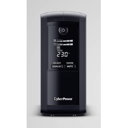 UPS CYBER POWER Line Int. cu manag,LCD,tower,700VA/390W,AVR,6xIEC C13,LCD,1x12V/7Ah,Backup 1- 8 min,incarcare 8h,USB,port RS232,